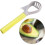 Avocado Slicer Core Remover,easy Clean Durable Kitchen Tool Fruits Cutter (2pcs, Green) 4