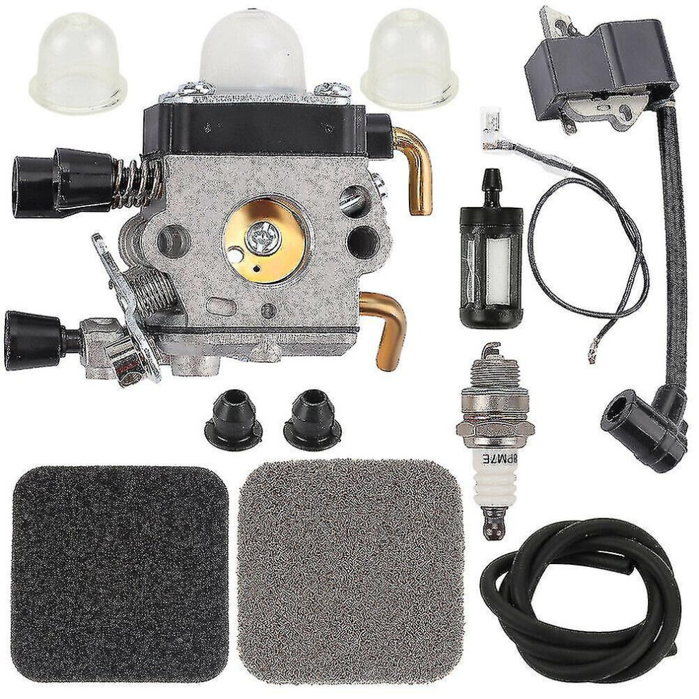 Ignition Coil Carburetor Kit Compatible With Stihl Fs80r Fs85 Fs80 Carburetor 3576649728256