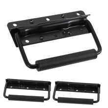 3pcs Heavy Duty Spring Loaded Pull Handle for Metal Toolbox Cabinet, Durable Flush Mount Design
