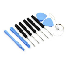 Set di attrezzi professionali 11 in 1 con cacciavite piccolo e strumento di smontaggio compatibile con smartphone