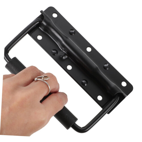 3pcs Heavy Duty Spring Loaded Pull Handle for Metal Toolbox Cabinet, Durable Flush Mount Design 1