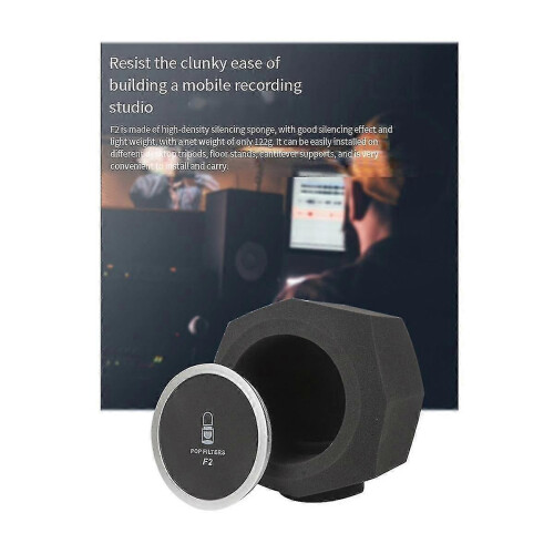 F2 Microphone Screen Acoustic Filter Sponge Wind Screen To Filter Vocal Soundproof Recording Filter 1