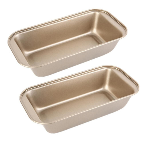Assadeira retangular antiaderente para pão e bolos.