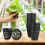 Pacote com 60 cestos de rede para plantas com malha ranhurada de 2 polegadas e borda larga, compatíveis com hidroponia. 3