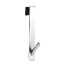 Stainless Steel Over The Door Towel Rack S‑Shape Shower Hook No‑Drill Rust‑Resistant Space‑Saving Bathroom Hanger