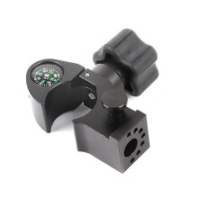 Suporte de pedestal para GPS compatível com coletor de dados portátil Trimble Open Data Collector com bússola e sistema de liberação rápida.