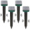 4pcs Solar Snake Repellent compatible with Outdoors 1