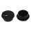 Lot de 10 passe-câbles noirs de 35 mm pour bureau 3
