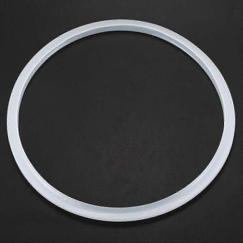 Anel de vedação compatível com panelas de pressão, 22 cm de diâmetro interno, branco. 1