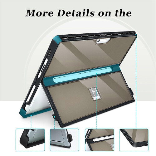 Capa para laptop de 13 polegadas compatível com Microsoft Surface Pro 11, 10, 9 e 8 B 2