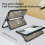 Capa para laptop de 13 polegadas compatível com Microsoft Surface Pro 11, 10, 9 e 8 B 4