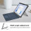 Capa para laptop de 13 polegadas compatível com Microsoft Surface Pro 11, 10, 9 e 8 B 5
