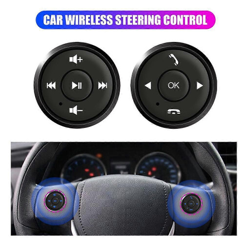 Universal Car Motorcycle Steering Wheel Wireless Remote Control Button Car DVD Media Player Radio GPS Navigation Multi-function Switch Button 1