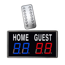 Elektronisch scorebord, digitaal scorebord compatibel met voetbal voor binnen en buiten.