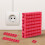 96Pcs Red Plastic Outlet Spacers for Electrical Box, Stackable Shim Kit for Flush Outlet Alignment 5