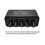 5ch o Distributor Stereo o Mixer 1 Input 5 Output Rca Splitter compatible with Power Amplifier Active o 3