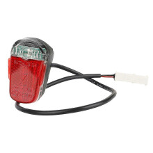 Compatibel met Ninebot Max G30D elektrische scooter: remlicht, achterlicht, veiligheidswaarschuwingsremlicht.