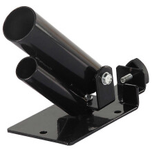 Barre de tirage en T rotative avec colliers de serrage de 5 cm (2 pouces) compatibles avec les exercices de squat et de soulevé de terre.