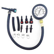 Tlakomer na benzín v automobilovom palivovom systéme, tester tlaku v motorke, 0-100 psi, 6,3/7,89/9,49 s ventilom Boris