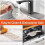 Oval Silicone Baking Mat, Sourdough Bread Baking Mat Tools, Non-stick & Easy Clean Reusable compatible with Oven 3