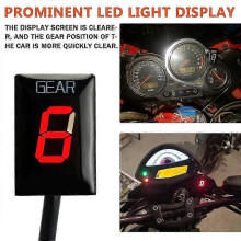 Compatibel met Kawasaki Z1000 Z1000sx Z 1000 Sx 2010 2011 2012 2013 - 2016 Motoraccessoires LED 1-6 Versnellingsindicator Versnellingsmeter