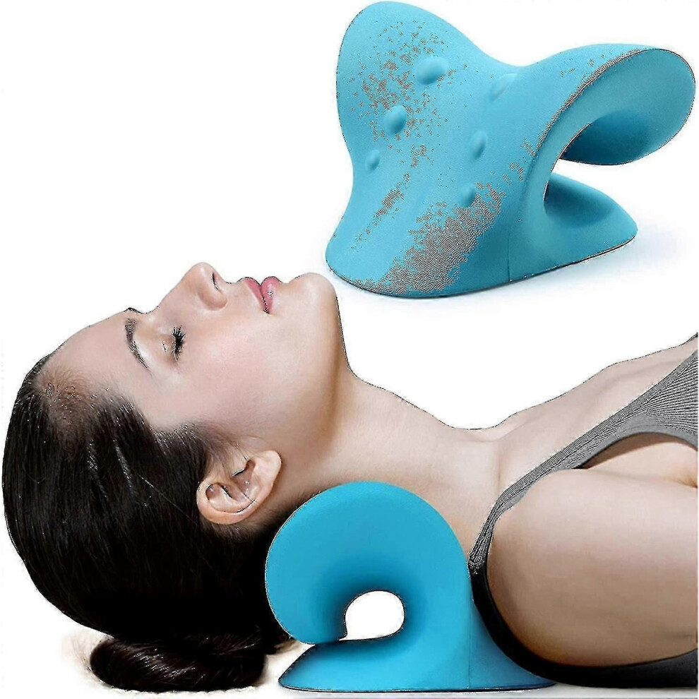 Neck And Shoulder Relaxer, Cervical Traction Device compatible with Tmj Pain Relief And Cervical Spine Alignment