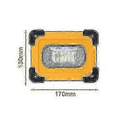 Rechargeable Led Floodlight 60w 3000 Lumens Construction Work Light 1