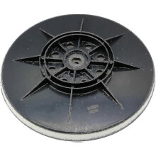 Piastra abrasiva da 215 mm compatibile con levigatrice a secco Einhell TC-DW 215 TE-DW Boris