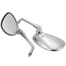 1 Pair Motorcycle Mirror Motorbike Rear View Mirror compatible with Vmax Virago 535 V-star 650 1100 1300 TY