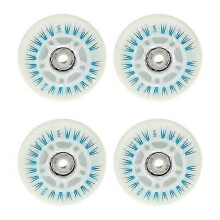 stuks 76/80 mm LED-knipperende inline skatewielen