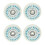 stuks 76/80 mm LED-knipperende inline skatewielen 1