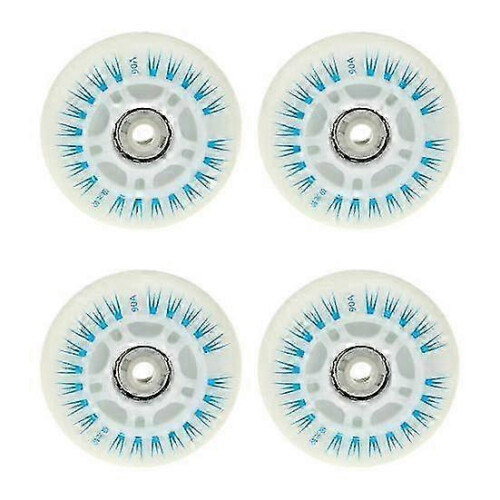 stuks 76/80 mm LED-knipperende inline skatewielen