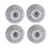 stuks 76/80 mm LED-knipperende inline skatewielen 4