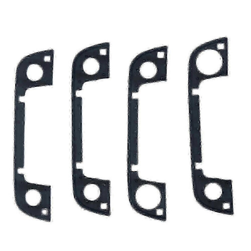 Conjunto de 4 capas para maçanetas dianteiras e traseiras de carros, compatíveis com BMW Série 3, 3 e 5, modelos E36, E34 e Z3. 2