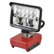 (3 Inch for Milwaukee) For Milwaukee Lithium M18 20V Batteries LED Work Light 3 inch Flashlight Portable Emergency Flood Lamp Camping Lamp Spotlight