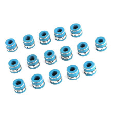 16pcs Valve Stem Oil Seals Set Fluororubber Excellent Sealing Parts Fit compatible with GM SBC V8 Engine