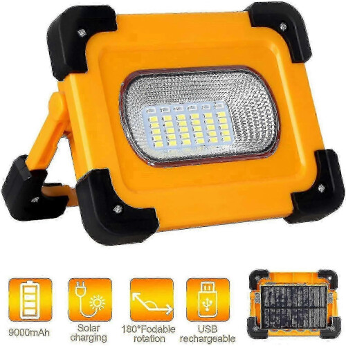 Rechargeable Led Floodlight 60w 3000 Lumens Construction Work Light