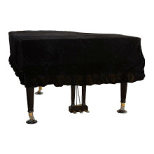 Velvet Grand Piano Cover Piano Cover-antistatic Non-stick Ash new