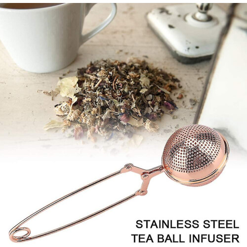 Tea Infuser, Stainless Steel Tea Infuser Ball Clamp Tea Filter Tea Spoon 2