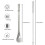Stainless Steel Straw Spoon With Long Handle Strainer compatible with Drinking Tea. Soup. 2