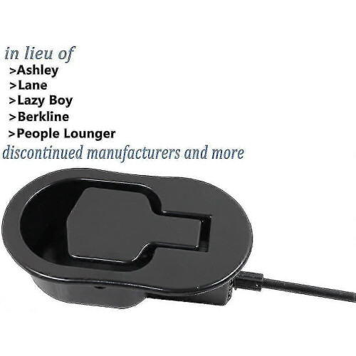 Universal Recliner Release Pull Handle - Replacement Parts compatible with Sofa And Chair 1