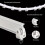 Flexible Bendable Ceiling Curtain Track U Shape Rail System for Room Divider Easy Ceiling Installation White 5