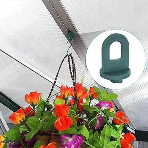 Conjunto de 50 presilhas de plástico para fixação em estufas, compatíveis com telas de isolamento e sombreamento de alumínio. 1