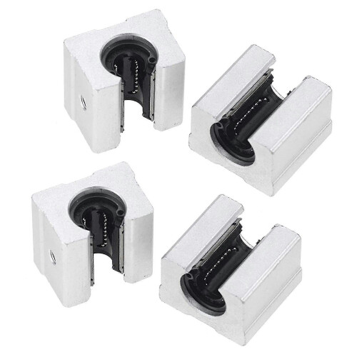 4 Pcs Sbr20uu Linear Ball Bearing Slide Block compatible with Sbr20 Linear Rail Guide 1
