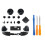 Replacement Kit compatible with Xbox Series X Controller Lb Rb Bumpers Trigger Buttons Guide Button With Screwdriver 1