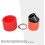 42-mm-Motorrad-Luftfilter, Ersatzfilter für Mopeds, Mini-Dirtbikes, Rot 2