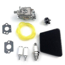 Conjunto de filtro de ar do carburador compatível com motosserras Partner 351, 352, 370, 371, 390, 391, 401, 420 e 422 (código 5300718-21).