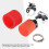42-mm-Motorrad-Luftfilter, Ersatzfilter für Mopeds, Mini-Dirtbikes, Rot 4