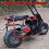 42-mm-Motorrad-Luftfilter, Ersatzfilter für Mopeds, Mini-Dirtbikes, Rot 5