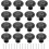 16pcs Black Cabinet Door Handle, Round Drawer Knobs, Single Hole Cupboard Handle new 1